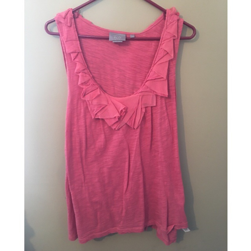 Anthropologie Vanessa Virginia Pink Tank Top
